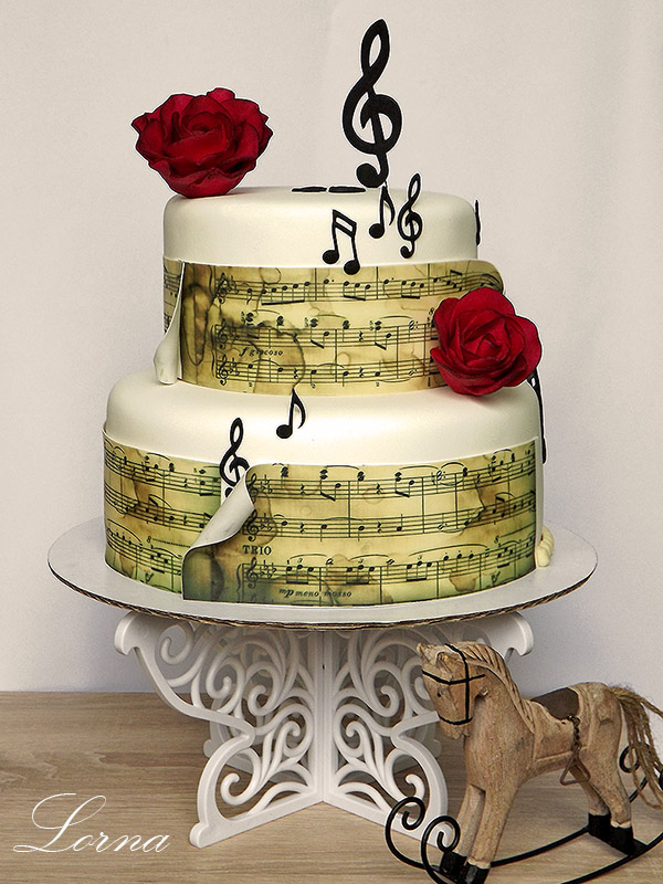 Music cake..