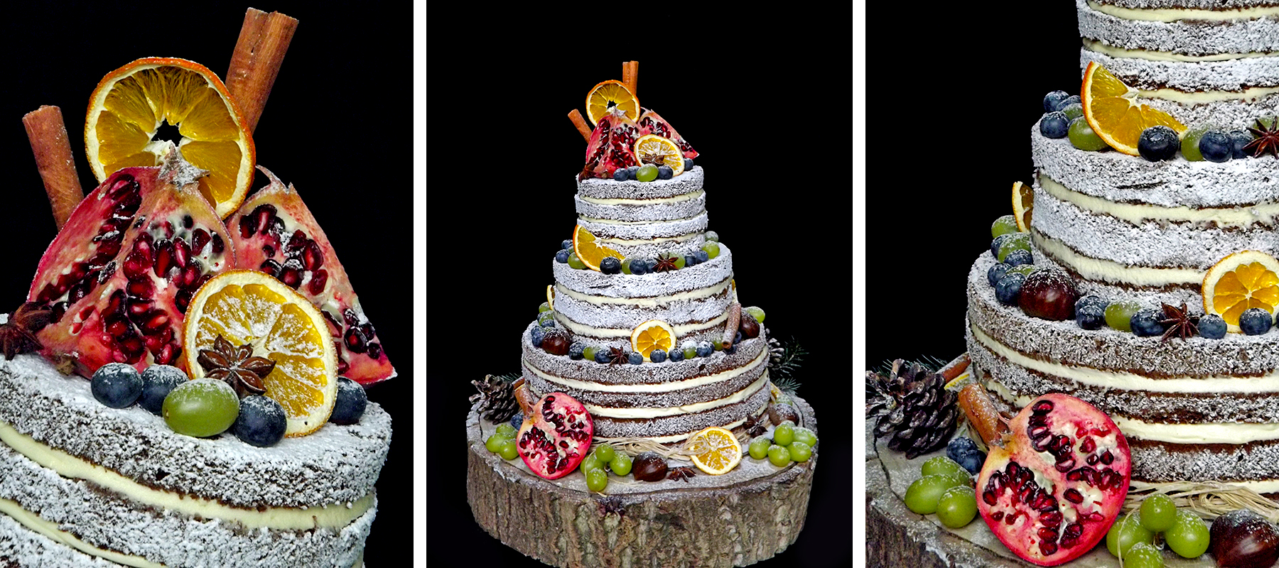 winter naked cake_koláž