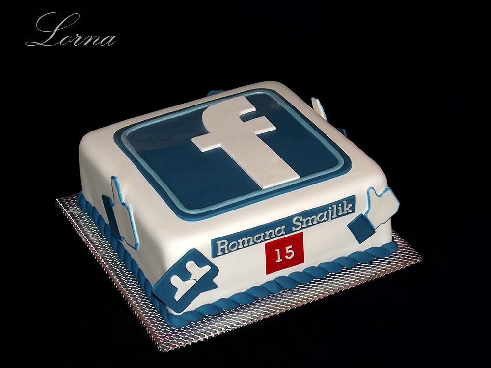 Facebook cake